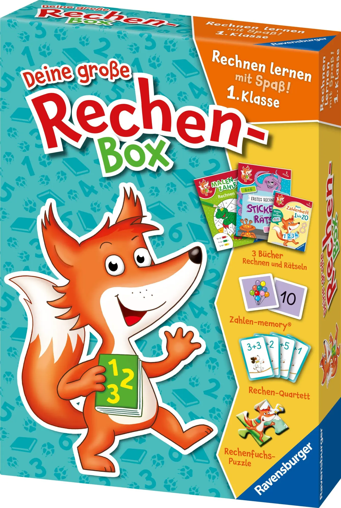 Cover: 4005555380023 | Deine große Rechen-Box 1.Klasse | Kirstin Jebautzke | Taschenbuch